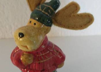 Stary, ceramiczny łoś.