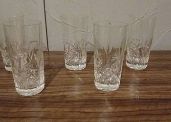 Zestaw 6 szklanek kryształowych