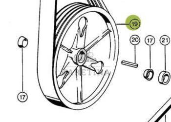 Claas Dominator 96 Koło Pasowe Młocarni 4 rowkowe 0006290534 00 0629 053 4