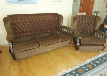 sprzedam komplet kanapa z fotelem