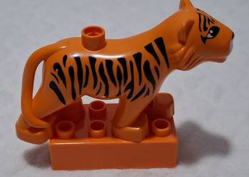 Figurka dorosły tygrys, 10cm, klocki kompatybilne z Lego (Zabawka)