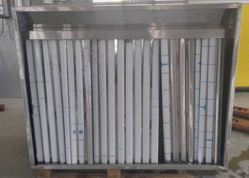 Okap trapezowy gastronomiczny 150x40x122