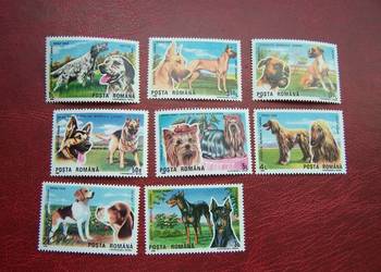 Rumunia 1990 MNH Mi. 4603/10 Fauna Psy  a