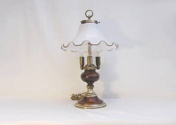 ~*  Lampka mosiądz Falbanka * Vintage *~