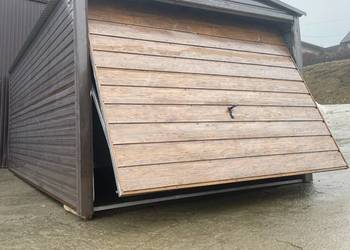 Garaż blaszany 3x5 - drewnopodobny