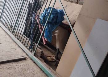 Przesuwna brama z furtką