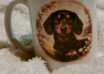 Kubek pies jamnik | z jamnikiem