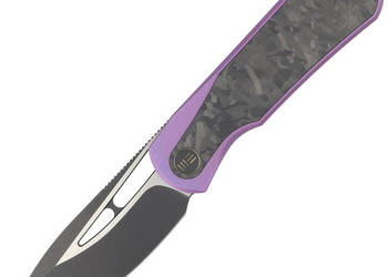 Nóż składany WE Knife Baloo Purple Titanium / Shredded Carbon Fiber, Black…