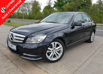 Mercedes C 250 C250 CGI 204KM Automat Jasne Skóry Navi Zarejestrowany Gwar…