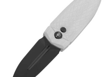 Nóż składany Bestech QUQU White G10, Black DLC 14C28N by Gogo (BG57A-5)