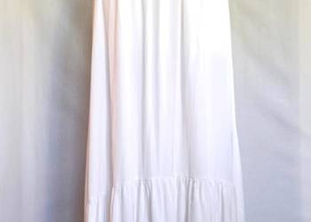 Spódnica biała Długa r. 38/40 Wiskoza NOWA