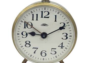 Budzik PRIM vintage – Czechosłowacja – mechaniczny złoty lata 60./70.