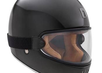 KASK RETRO NOX PREMIUM RAGE CZARNY XL skorupa kompozyt