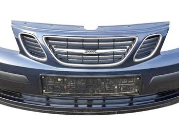 Saab 9-3 93 II zderzak przód przedni KOMPLETNY - kolor 290 granatowy