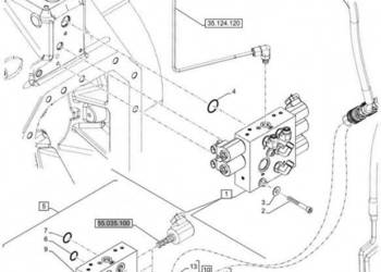 New Holland T6090 T6070 Zawór 90364999