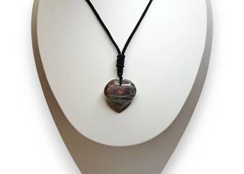 Zawieszka wisiorek z labradorytu, LABRADORYT serce serduszko #1472