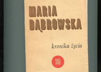 Maria Dąbrowska kronika życia - Korzeniewska