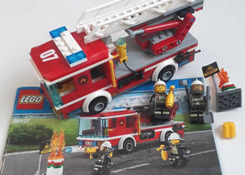 Klocki LEGO city straż pożarna 60107 wóz strażacki + instrukcja