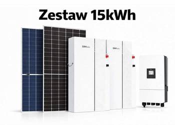 Zestaw budżetowy 15kWh LV (panele, inwerter 3 fazy, magazyn 28,6 kWh)