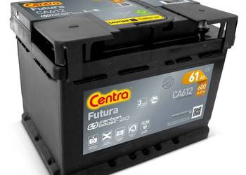 Akumulator Centra FUTURA 61Ah 600A PRAWY PLUS