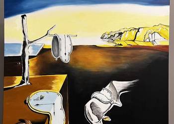 Obraz Salvadora Dali "Trwałość pamięci" 70x70