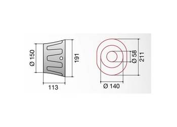 Osłona WOM 150X113x191 MCP76/101
