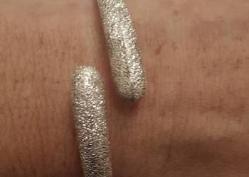 Bransoletka srebrna z brokatem Bransoletka srebrna z brokatem