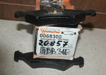 GDB311 - TRW - KLOCKI HAMULC. FORD FIESTA 83-89 Zestaw klock