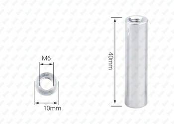 M6X40 ALUMINIOWA TULEJKA DYSTANSOWA GWINTOWANA ZŁĄCZNA PRZEDŁUŻANA MUFA
