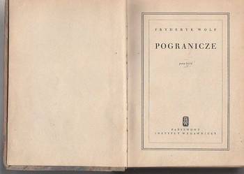 (7608) POGRANICZE – FRYDERYK WOLF
