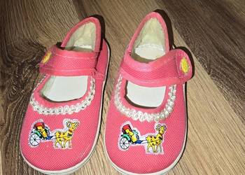 Różowe buciki dla dziewczynki rozm 16