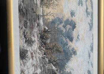 Haft krzyżykowy obraz