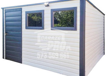 Schowek - domek ogrodowy 3,5x2,5m drzwi 2x okno dach GP426