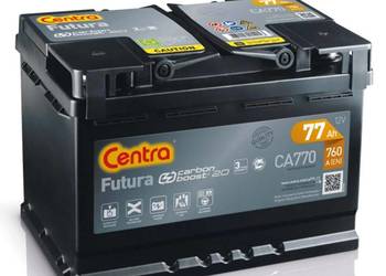 Akumulator Centra FUTURA 77Ah 760A PRAWY PLUS