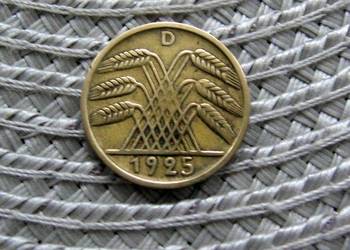 Niemcy ( Weimar ) 5 Reichspfennig 1925r - D