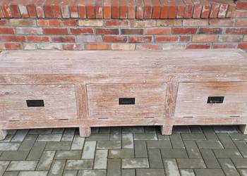 Szafka RTV Komoda drewniana kolonialna Szafka pod telewizor (792)