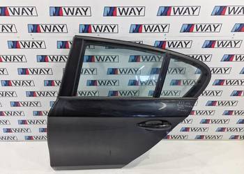 BMW E87 DRZWI LEWY TYŁ TYLNE 475 BLACK SAPHIRE