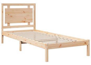 Dłuższe łóżko bez materaca lite drewno 100x210 cm WM-3309185