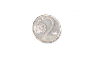 Stara moneta 2 korony Czeskie 1998 antyk unikat kolekcjonerski Czechy