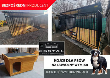 Kojec dla Psa , KOJCE dla Psów ,Dowolne Rozmiary , Dodatki - ESSTAL-