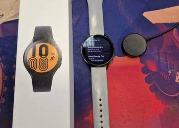 Samsung Galaxy Watch 4 44 mm Black – komplet + oprogramowanie(01.2026)