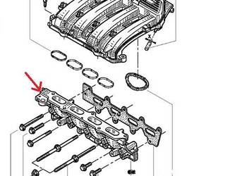 Aluminiowy kolektor ssący = RENAULT 2.0 16V = MEGANE LAGUNA SCENIC ESPACE