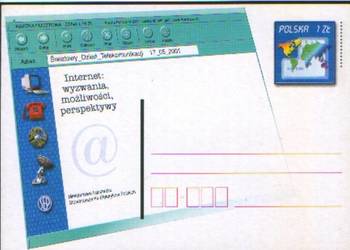 Kart. okol. " Światowy Dzień Telekomunikacji" **  2001
