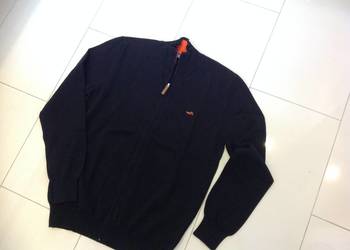 Sweter Męski Czarny Edoardo Caravella rozm M/L Zamek Nowy