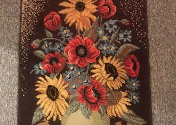 Kilim piękny z motywem kwiatowym