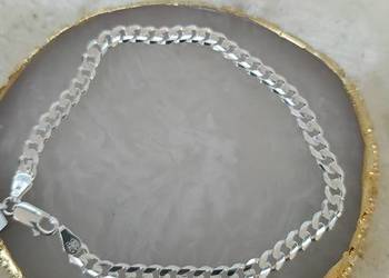 Srebrna Nowa bransoletka dł.21cm.pr.925