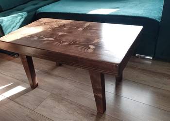 ŁAWA DREWNIANA 90cm stolik kawowy stół stoliczek rustyk loft ŁAWA DREWNIANA 90cm stolik kawowy stół stoliczek rustyk loft