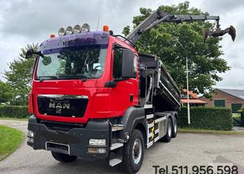 Wywrotka 6x6 z dzwigiem Boardmafic MAN
