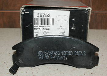 36753 - A.B.S. - KLOCKI HAMULC. MITSUBISHI GALANT 90-00 Zest