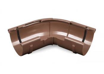 Bryza PVC Narożnik zewnętrzny regulowany 125 mm brązowy